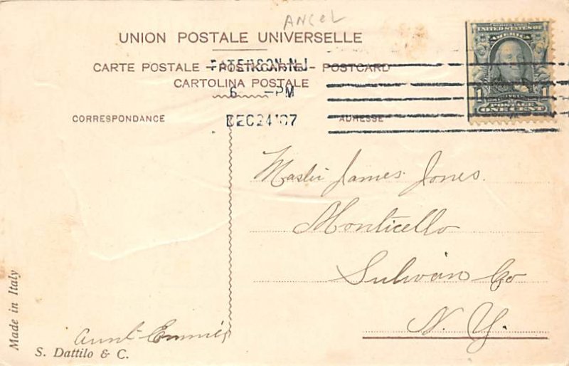 Angel Christmas 1907 