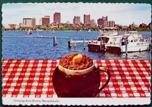 BEACON HILL SKYLINE AND BOSTON BAKED BEANS, BOSTON-MASS