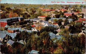 USA Birds Eye View Excelsior Springs Missouri Vintage Postcard C001