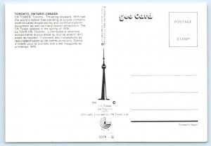 Toronto CN Tower Sunset - CANADA 4x6 Postcard