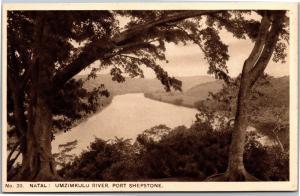 Natal, Umzimkulu River, Port Shepstone South Africa Vintage Postcard H22