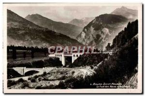 Old Postcard Bourg Saint Maurice Le Pont des Raves and Viadue LL