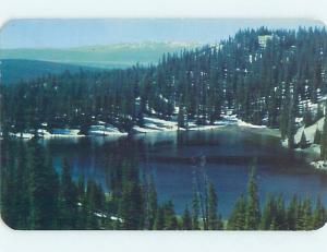 Pre-1980 LAKE SCENE Silver Lake - Near Laramie & Rawlins Wyoming WY F3823