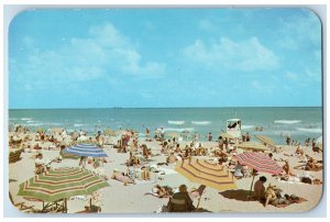 Greetings From Pensacola Florida FL, Beach Bathing Sun Tanning Vintage Postcard