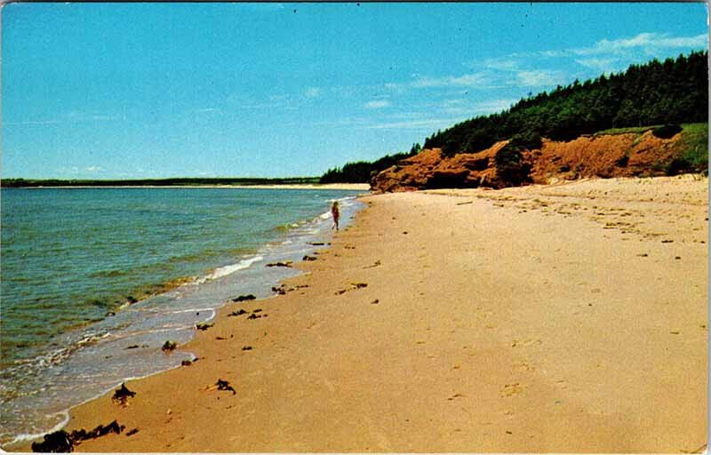 Postcard BEACH SCENE Between Red Point Beach & Loch Dhu Beach PE AO8669