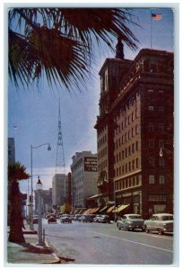 c1960 Looking South Central Ave. Van Buren Exterior Phoenix Arizona AZ Postcard