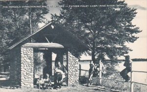 The Pergola Overlooking Whitefish Lake Father Foley Camp Pine River Minnesota...