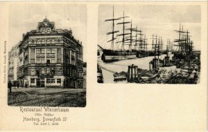 CPA AK Hamburg- Restaurant Winserbaum GERMANY (888580)