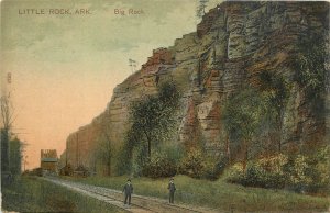 Postcard C-1910 Railroad Arkansas Little Rock Big Rock Goodman AR24-4130