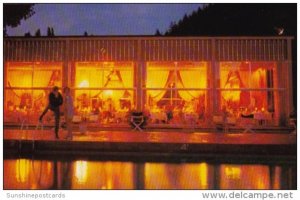 Canada Night VIew Of Dining Room Harrison Hotel British Columbia