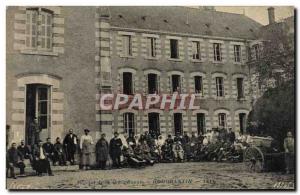 Old Postcard Hospital of the Red Cross Romorantin Army