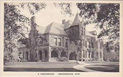 Wisconsin Menomonie A Typical Residence Albertype