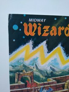 Wizard Of Wor Arcade Flyer Original Fold-out Artwork Video Game 1981 Brochure