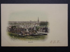 Norfolk NORWICH Panoramic View c1902 UB Undivided Back