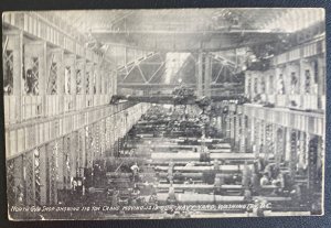 Mint USA Real Picture Postcard North Gun Shop Navy Yard Washington DC