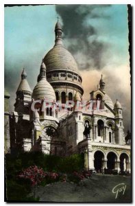 Postcard Old Paris and Sacre Coeur Basilica in Montmartre Wonders 1676 1910