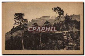 Old Postcard Mont Saint Odile The Palen Wall and Convent