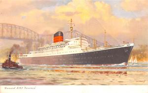 Cunard RMS Saxonia Ship Unused 