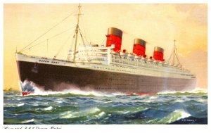 R M S Queen Mary  Cunard Line