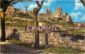 Postcard Modern Malta The Cathedral and the Old Capital Mdina