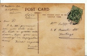 Family History Postcard - Culff - Russell Street - Hastings - Ref U85
