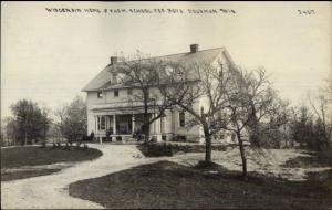 Dousman WI Home & Farm School For Boys c1920 Real Photo Postcard