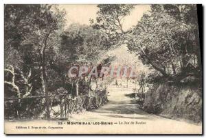 Old Postcard Petanque Montmirail The ball game