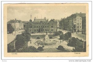 Postplatz, Görlitz (Saxony), Germany, PU-1925