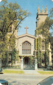 COLUMBIA, South Carolina~SC   TRINITY PROTESTANT CHURCH  c1950's Chrome Postcard