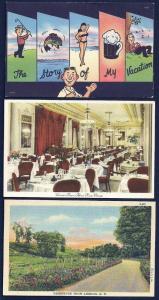 Twelve (12) different 1940's (or earlier) postcards UNUSED