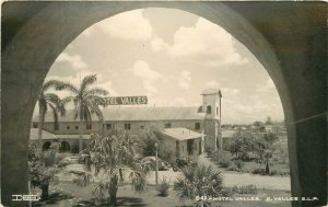 Mexico San Luis Potosi Hotel Valles 1940s RPPC Photo Postcard 22-6107