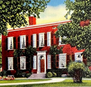 Federal Hill My Old Kentucky Home Postcard 1930s-40 Bardstown PCBG11A