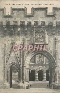 Postcard Old Gate La Rochelle Hotel de Ville Entree