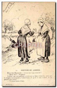 Fancy Old Postcard Mistere Lourde Dizez gift Beurnuche Humor