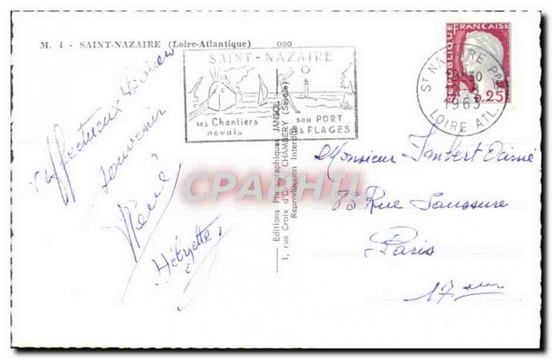 Modern Postcard Saint Nazaire