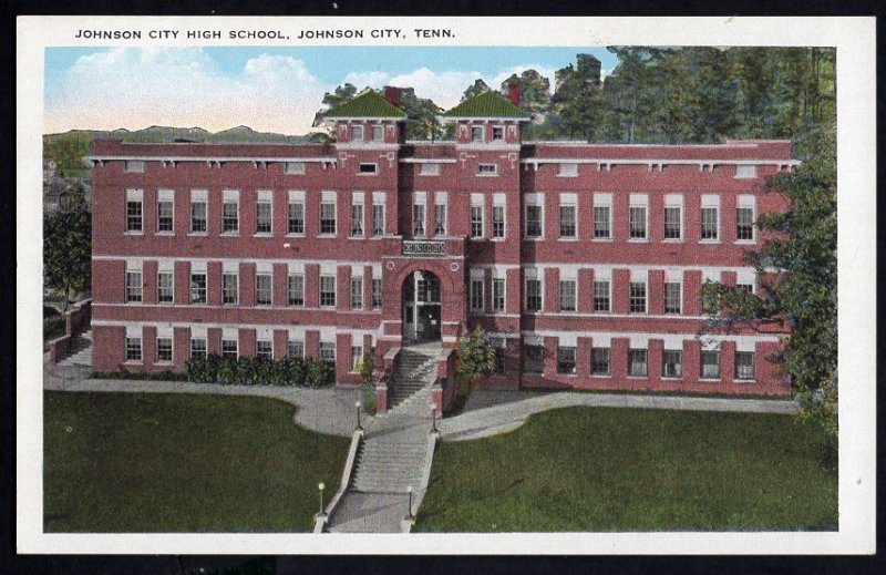 Tennessee Johnson City High School JOHNSON CITY White Border