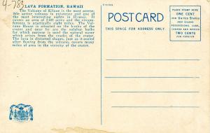 HI - Kilauea Volcano Lava Formation