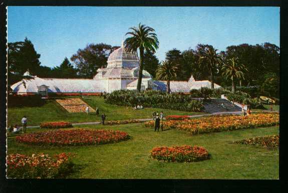 Conservatory At Golden Gate Park San Francisco - 1960s - Unused