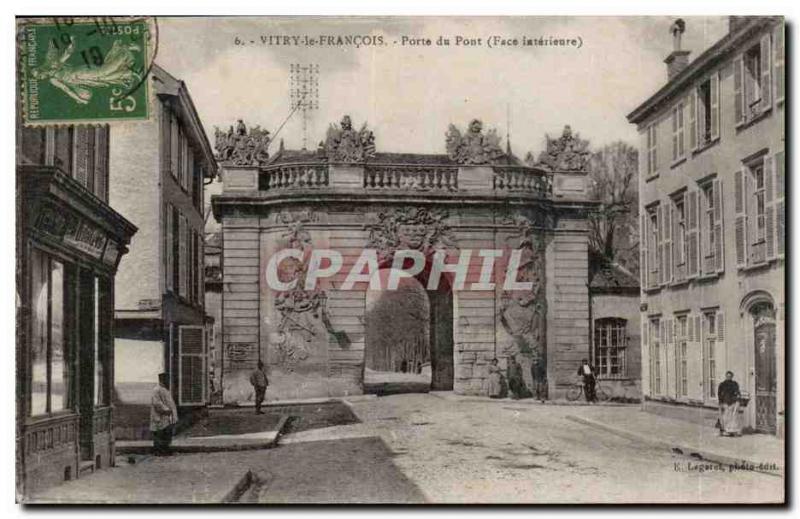 Vitry le Francois - Gate Bridge - Old Postcard