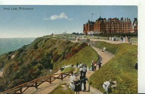 Kent Postcard - West Leas - Folkestone - Ref TZ2459