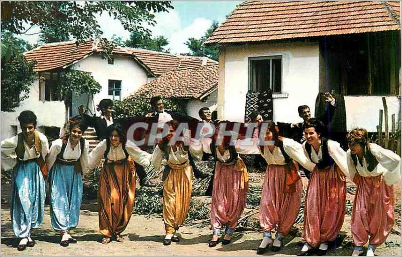 Postcard Modern Folk dance