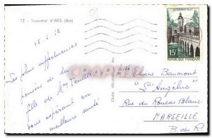 Old Postcard Souvenir d'Ars Ain