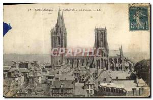 Old Postcard Coutances La Cathedrale A Theft & # 39Oiseau