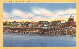Ocean Park from the Boat Oak Bluffs, Massachusetts