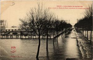 CPA SENS L'Inonation de Janvier 1910 L'Eau couvre la Route de Paris (656852)