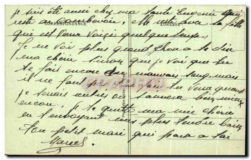 Old Postcard Paris Madeleine and Boulevard Malesherbes