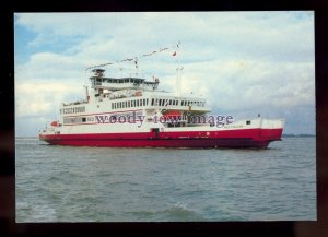 FE3242 - Red Funnel Southampton to IOW Ferry - Red Falcon, built 1994 - postcard