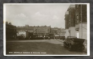 dc898 - DOVER England 1930s Street View. Car. Real Photo Postcard