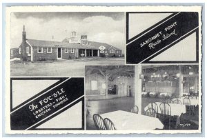 Sakonnet Point Rhode Island RI Postcard The FO'C'S'LE Lobster Fish Restaurant