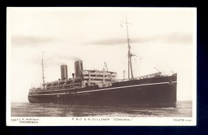LS3740 - P&O Liner - Comorin - launched 1924 - postcard